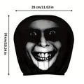 Car Head Rest Covers Set Halloween Car Seat Head Rest Protector Funny Vehicle Accessories for School Bus Pickups Sedan Truck Van Oasis Select 2pcs