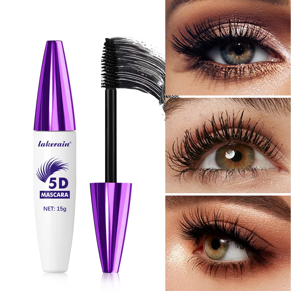 5D Waterproof Mascara – Volumizing, Lengthening & Curling Fiber Mascara Oasis Select