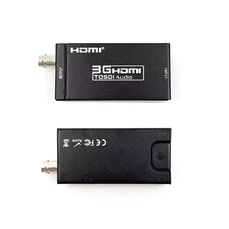 HDMI to SDI Converter SDI to HDMI Audio Video Adapter 720P 1080P HDMI to BNC Support SD HD 3G-SDI for Home Theater Cinema PC Oasis Select