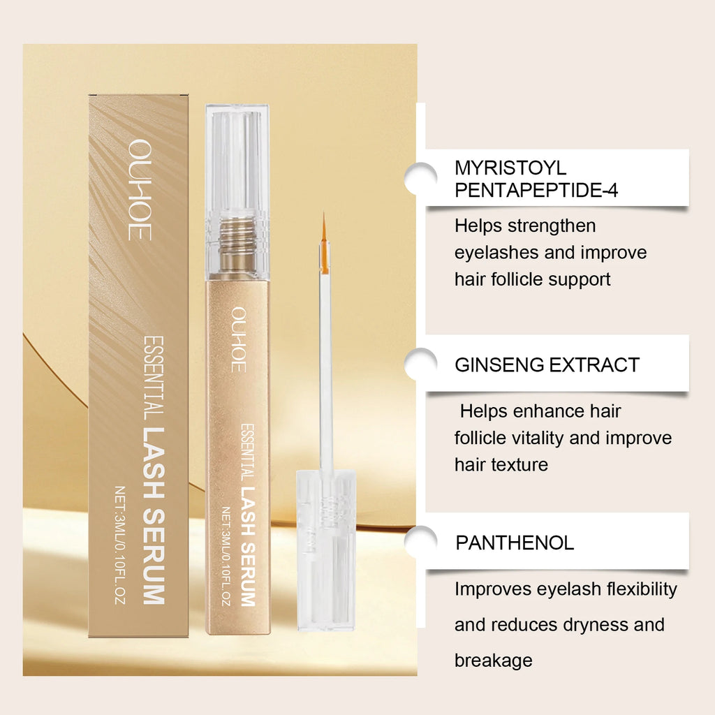 Eyelash Growth Serum Nourishing Lashes Eyebrow Enhancer Natural Fuller Booster Longer Thicker Lengthening Charming Eye Cosmetics Oasis Select