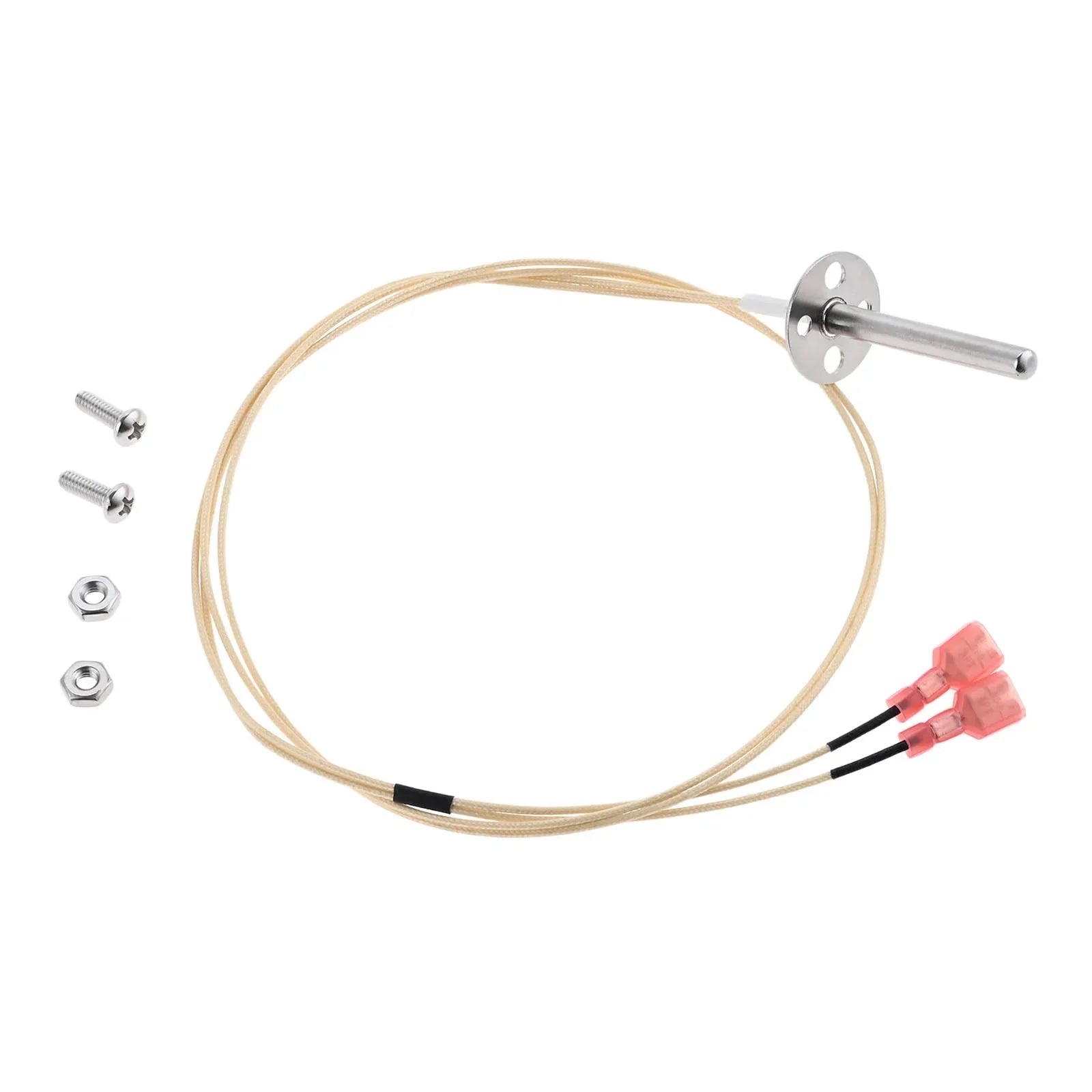 1Set Stainless Steel Temperature Probe Sensor Fit for Bullseye Recteq 380 RT-B380 RT-B380X Wood Pellet Grill with Screws Nuts Oasis Select