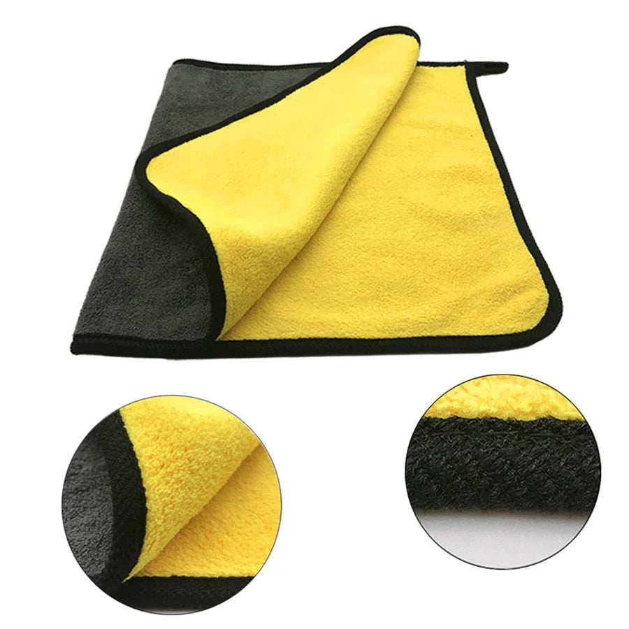 5-Pack Microfiber Car Wash Drying Towels – Auto Detailing