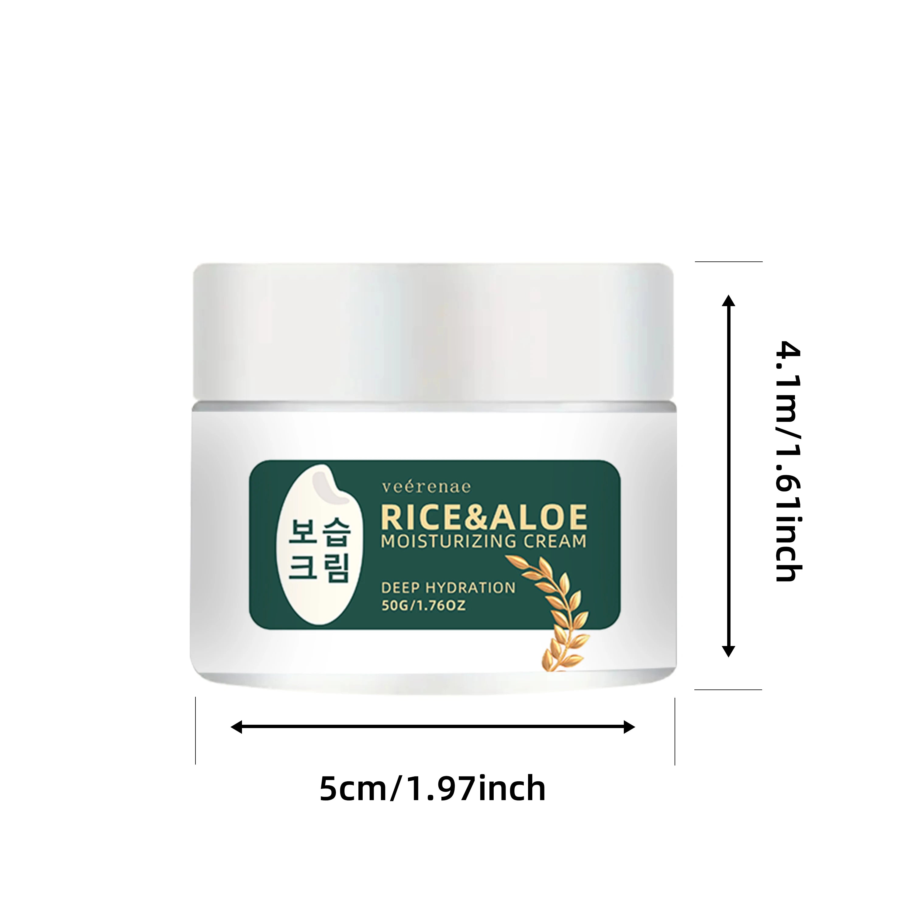 veérenae Rice & Aloe Face Moisturizer – Non-Greasy, All Skin