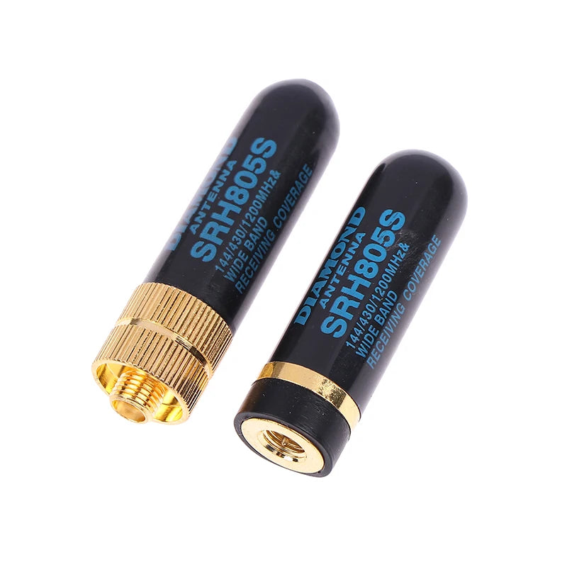 SMA-M/SMA-F Dual Band Antenna UHF+VHF SRH805S Walkie Talkie For Baofeng/YAESU 136-174MHz & 400-520MHz Oasis Select