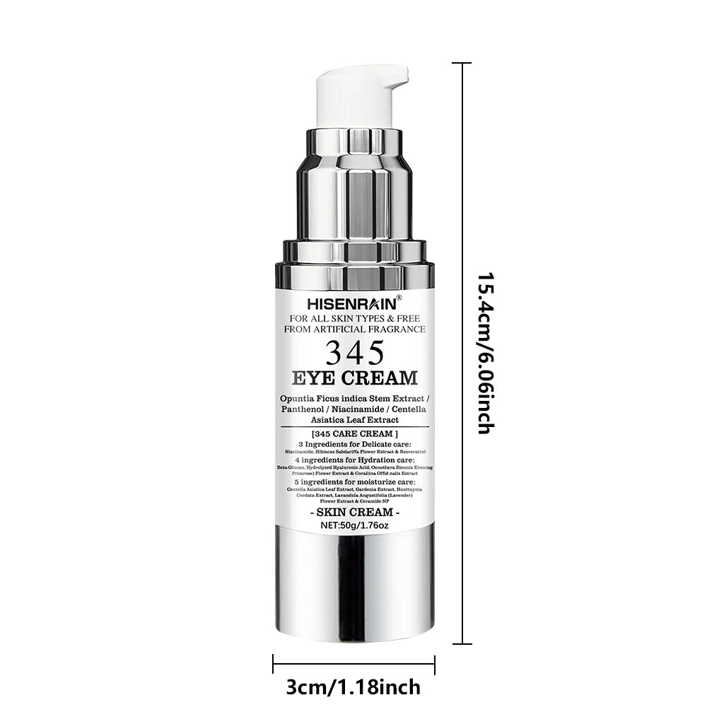 HISENRAIN 345 Eye Cream – Hydrating Anti-Aging for All Skin Types Eye Cream Oasis Select