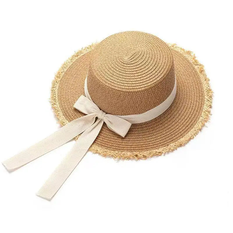 Women Straw Sunscreen Cap 모자 썬캡 비치모자 очки солнцезащитные женск Gorros Foldable UV Protection Outdoor Large Brim Sunscreen Oasis Select B17