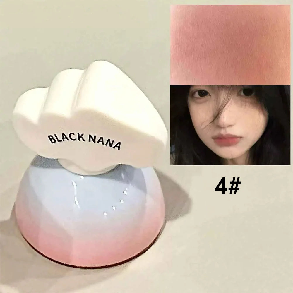 Portable Cloud Cap Cream Blush Hydrating Longwear Blendable Cheek Tint Multifunctional Face Blush Makeup for Women Oasis Select 04