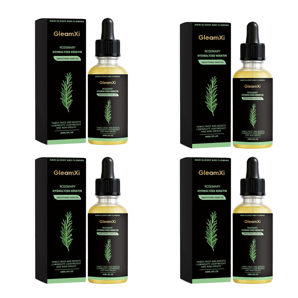 Gleamxi Rosemary Hair Growth Serum – Regrow & Repair 60ml Hair Growth Serum Oasis Select 4pcs