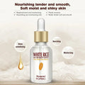 White Rice Face Serum Shrink Pores Brightening Whitening Cream Anti Aging Lines and Wrinkles for Glowing Skin Firm Care Essence Oasis Select Default Title