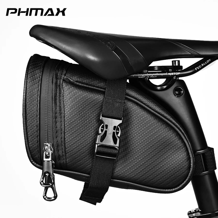 PHMAX Bicycle Saddle Bag Reflective Large Capacity Waterproof Mountain Bike Road Bike Saddle Bag Cycling Accessories Oasis Select P-CB-0501