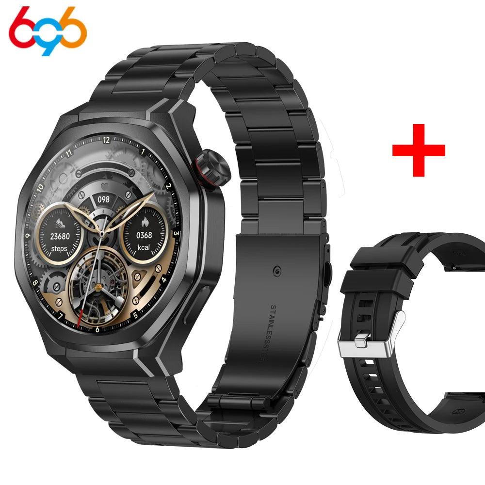 New Outdoors Smart Watch Men SOS GPS Compass BT Call Smartwatch Waterproof Message Push Sports Health Monitor Altitude Pressure Oasis Select BKBKS A BK3M