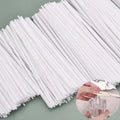 50Pcs No-Base Candle Wicks 5cm Smokeless Wax Pure Cotton Core For DIY Candle Making Waxed Wicks Handmade Candle Making Tools Oasis Select 50pcs 5cm