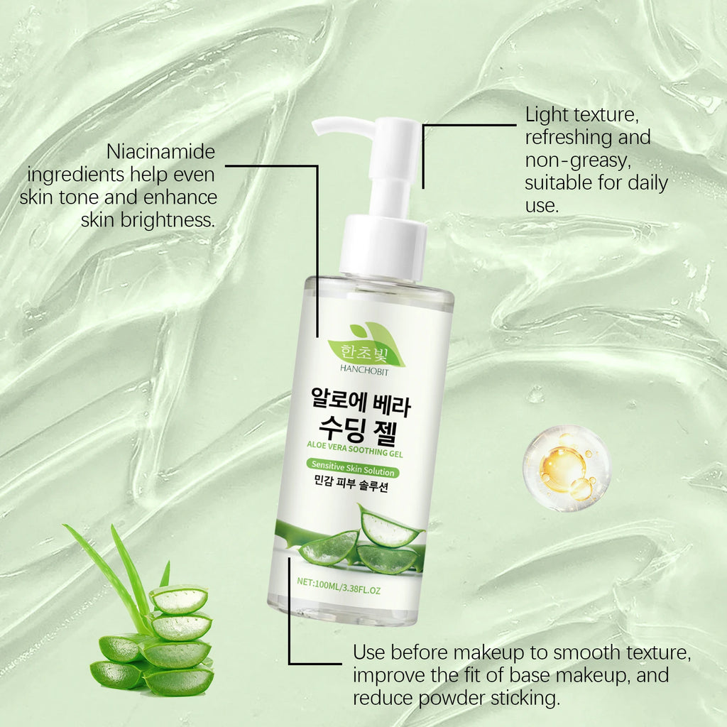 Hanchobit Aloe Vera Soothing Gel – Deep Hydration Moisturizer Aloe Vera Gel Oasis Select