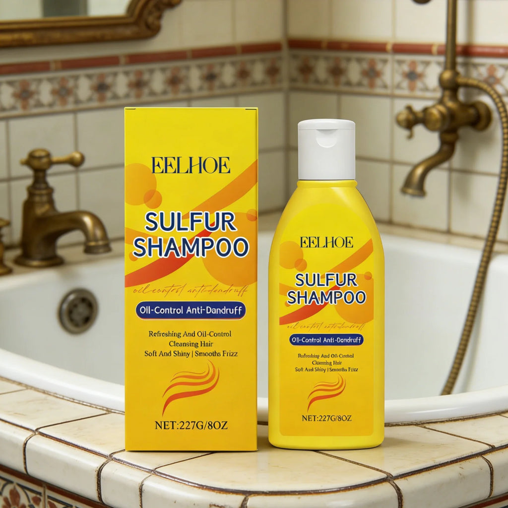 EELHOE Sulfur Shampoo – Anti-Dandruff & Oil Control Sulfur Shampoo Oasis Select