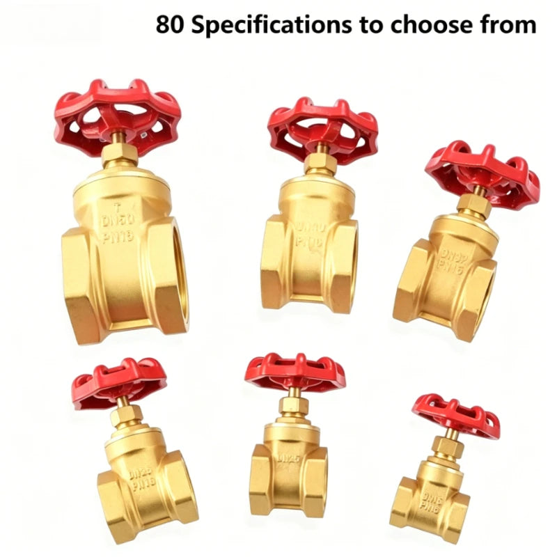1/2 "3/4" 1 "bidirectional Brass Gate Valve Manual Water Meter DN15 20 25 32 40 50 Water Valve Internal Thread Switch Valve Oasis Select