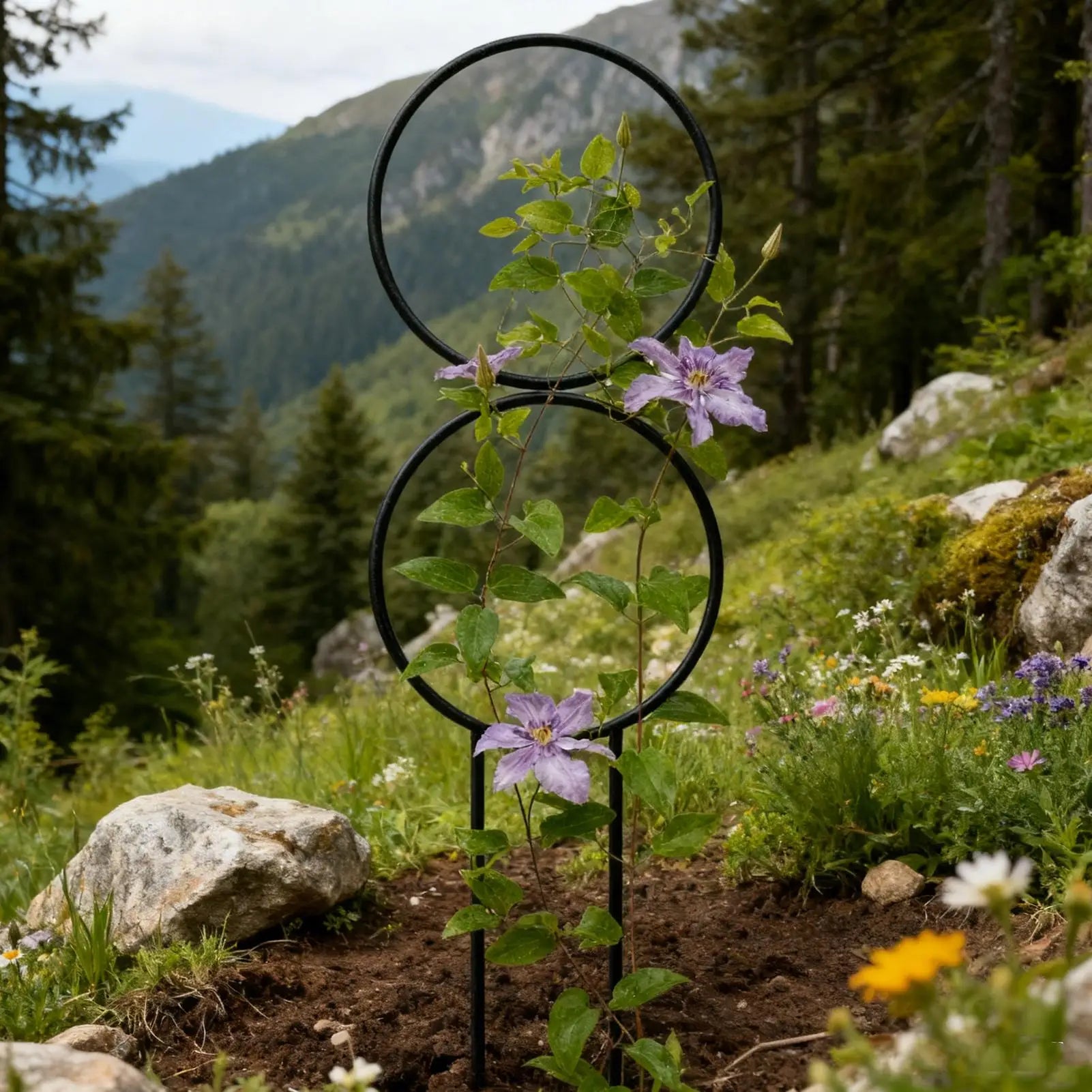 Trellis for Potted Plants Metal Adjustable Support Stake Metal Plant Trellis for Indoor Outdoor Home Wedding Gardening Vegetable Oasis Select