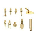 7/9/10Pcs Heat Insert Nut Iron Tip M2 M3 M4 M5 M6 M8 Brass Thread Embedded Kit Tool For Plastic 3D Printer Soldering Iron Oasis Select 10pcs