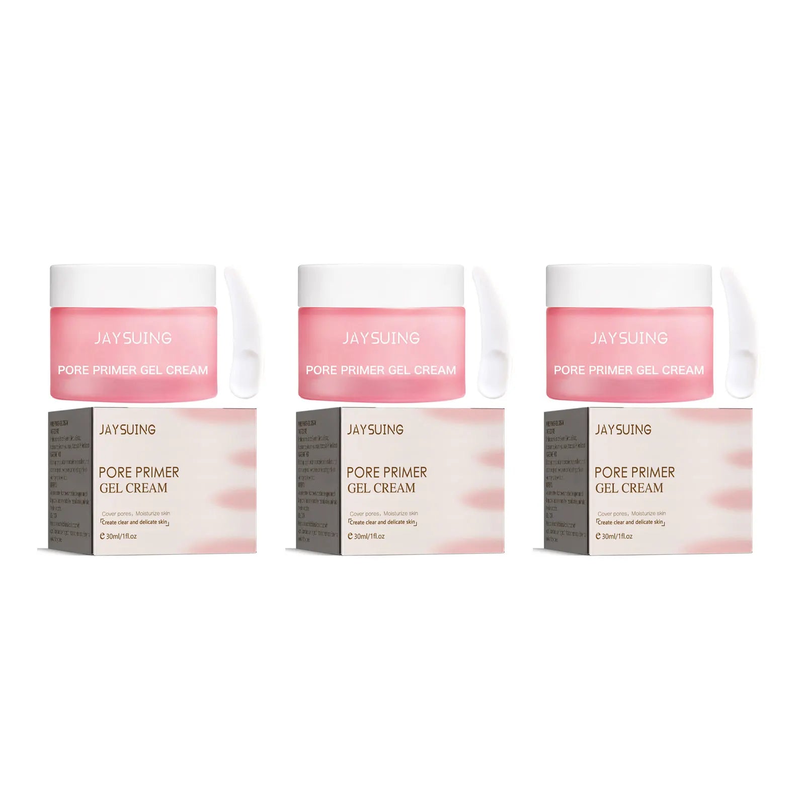 Jaysuing Invisible Pore Primer Cream – Matte Oil Control 30ml Face Makeup Primer Oasis Select 3x30ml boxed