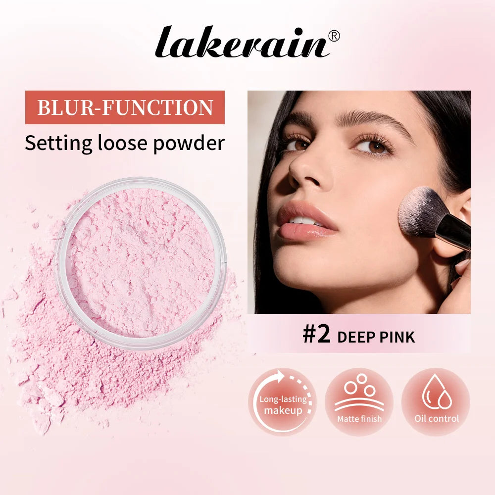 Blur-Function Setting Powder Long-lasting Blurring Brightening Oil Control Soft Focus Matte Effect Even Skin Tone Setting Powder Oasis Select