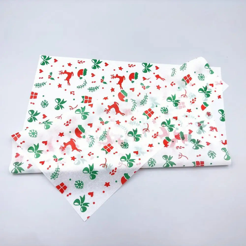 20 Sheets/Pack Starry Sky Tissue Paper Stars Moon Constellations Pattern Gift Wrapping Paper Christmas New Year Wrap Paper Oasis Select Style D