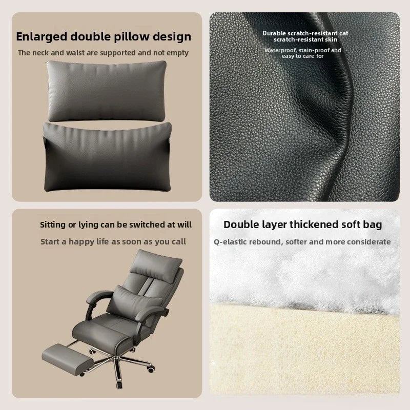 Boss chair office nap ergonomic computer chair home waist comfortable sedentary e-sports sofa chair Oasis Select