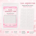 5/10Pcs Super Sticky Waterproof Nail Adhesive Tabs Reusable Glue Stickers for Press-On Nails Portable Manicure Supplies Oasis Select 5pcs