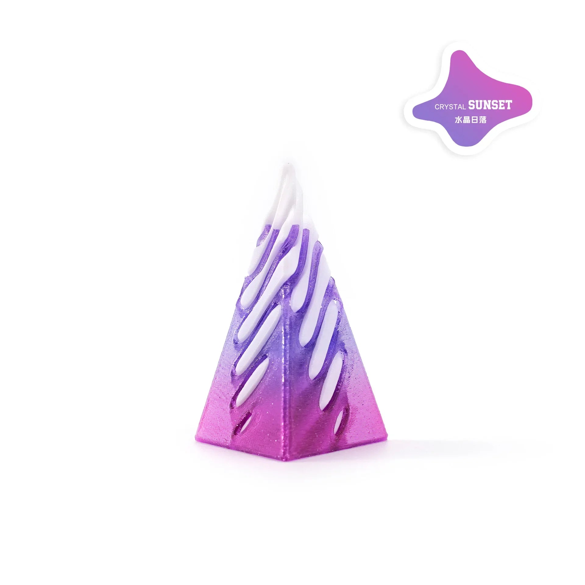 3D Printed Helix Screw Rotating Toys Stress Reducing Tool Pyramid Passthrough Sculpture Spiral Cone Ornaments Home Decoration Oasis Select Style 8