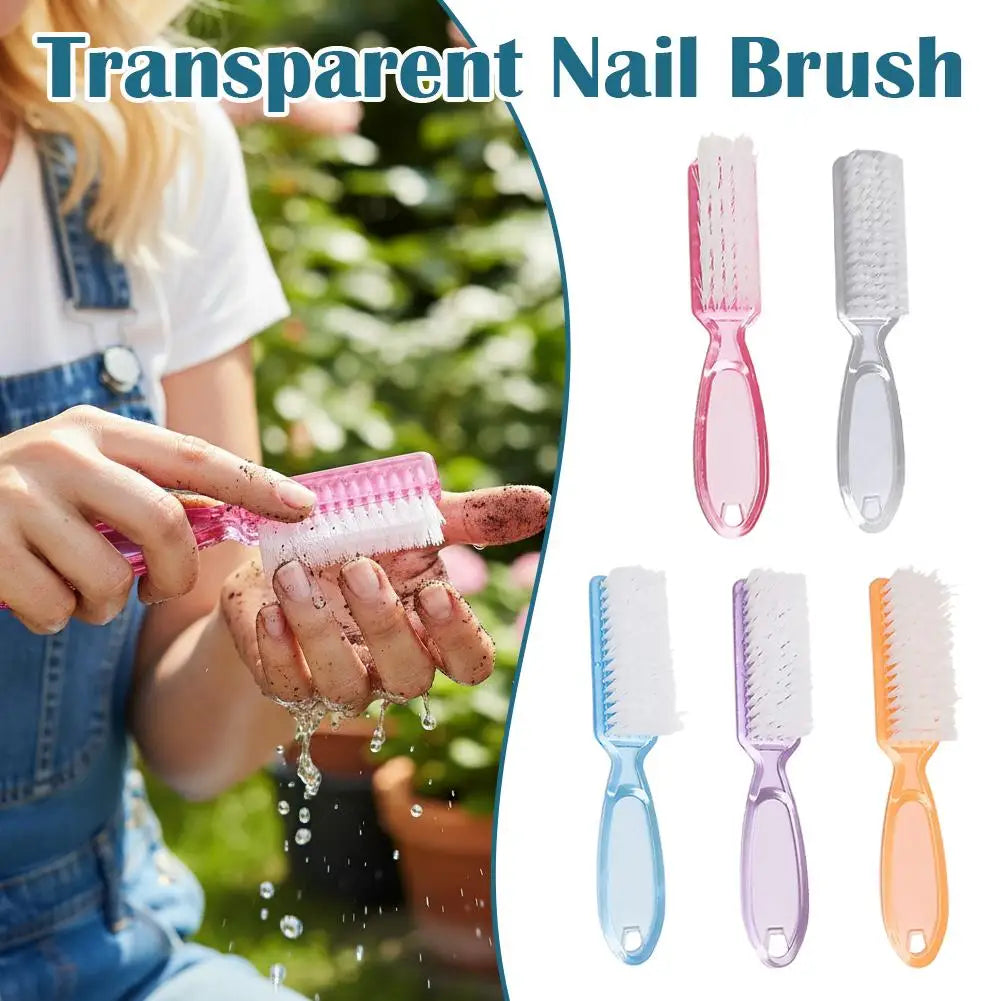 Nail Brush for Cleaning Fingernails, Deep Cleaning Nail Scrubber Brush Foot Brush Handle Grip Nail Brush for Toes & Fingernails Oasis Select