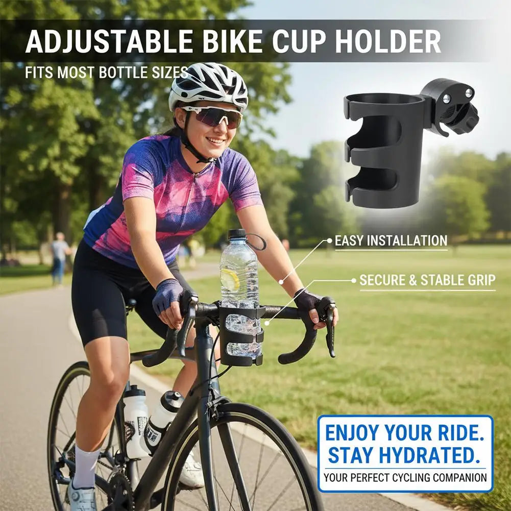 Universal 360° Cup Holder for Stroller, Bike & Wheelchair