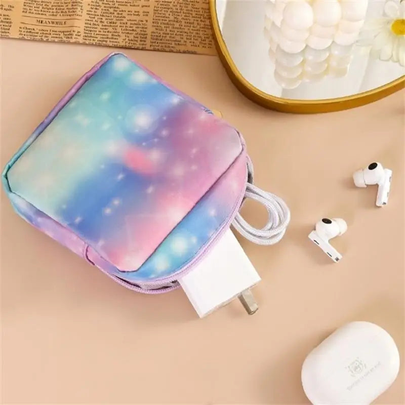 Gradient Waterproof Pouch for Pads, Tampons & Cosmetics
