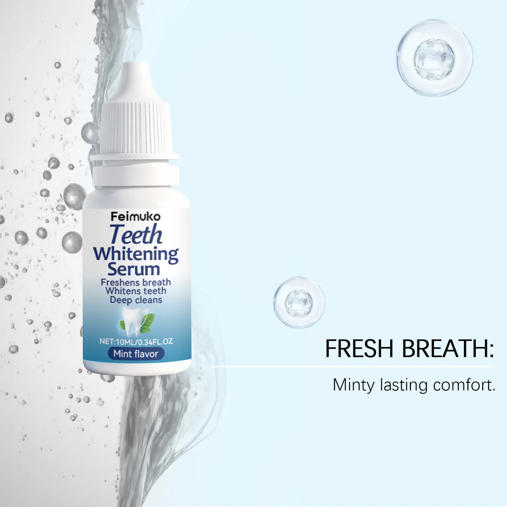 Teeth Serum - Gentle Stain Removal & Odor Reduction | Mint-Flavored Daily Teeth Care Essence for Brighter Smile & Fresh Breath Oasis Select