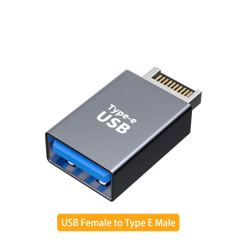 USB 3.1 Type E to USB-C Front Panel Header Adapter – 10Gbps USB Header Adapter Oasis Select A Female to E Male