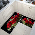 40x120cm Absorbent Velvet Bath Rug Non Slip Long Kitchen Mat Crystal Soft Carpet for Living Room Bathroom Entryway Floor Oasis Select Yellow