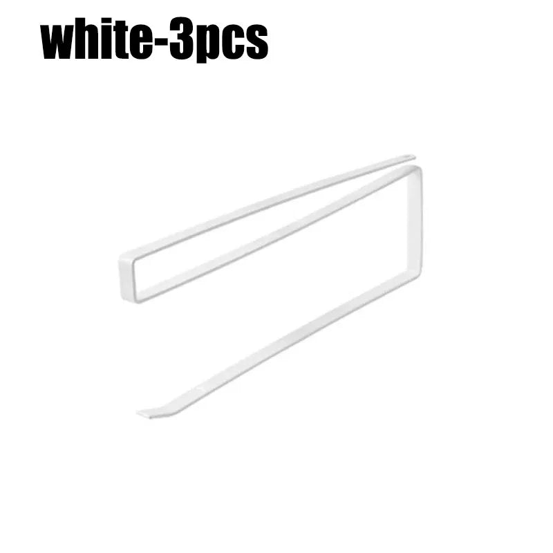 Kitchenware kitchen tissue holder organizer storage rack shelf kitchen spice racks acceesories accessory items organization home Oasis Select white-3pcs