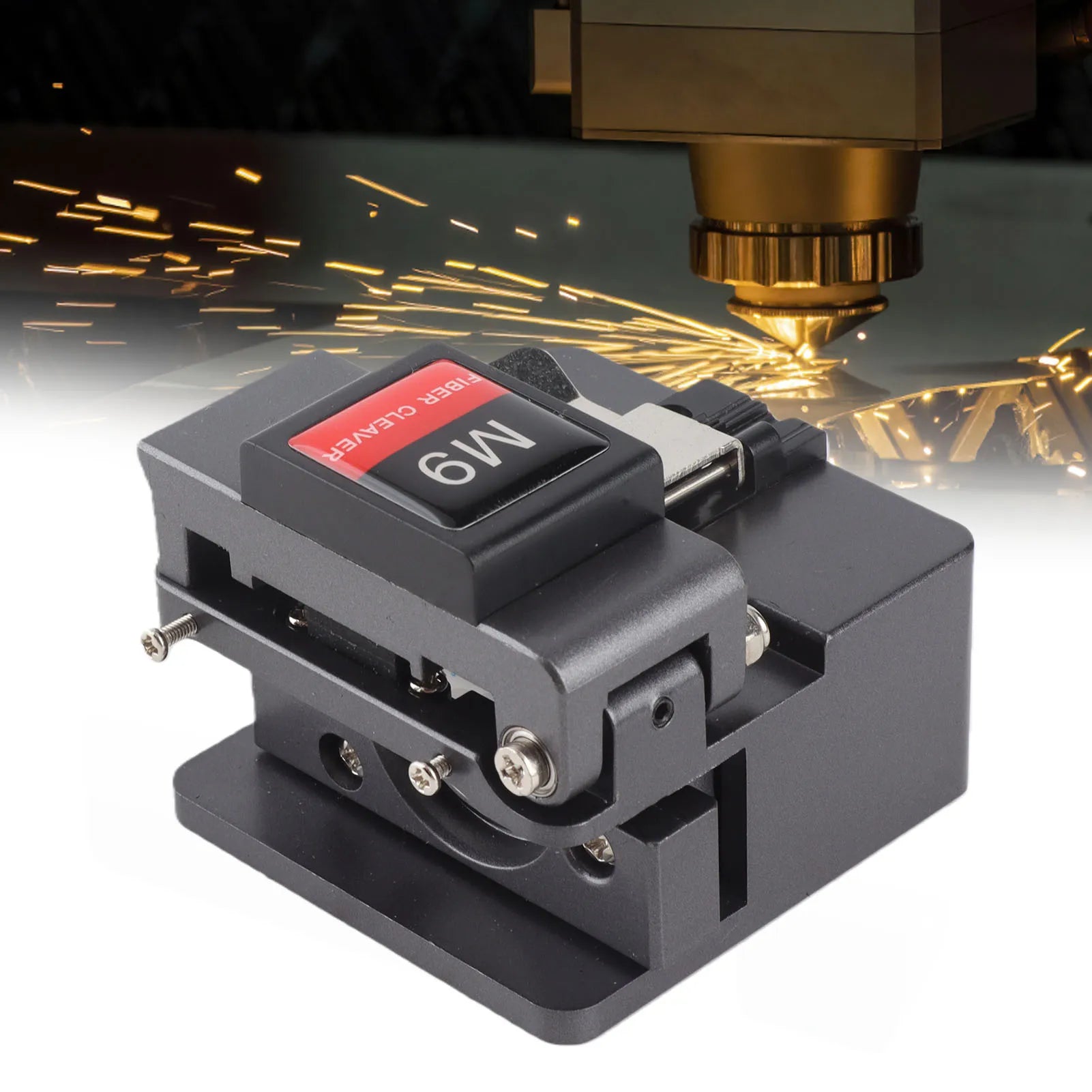 Optic Cleaver Rugged Automatic Optical Cutter High Accuracy Stainless Steel Aluminum Alloy for Home Installation Oasis Select