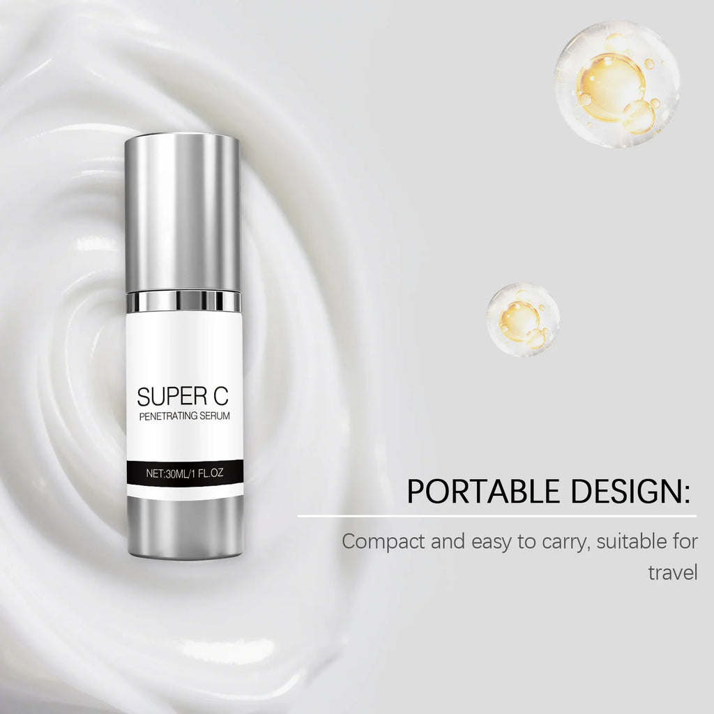 Vitamin C Facial Essence Firming Tightening Face Pore Nourish Dark Spot Remover Repair Pore Shrinking Face Daily Skin Care 30ml Oasis Select