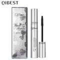 QiBest 4D Silk Fiber Mascara – Waterproof, Volumizing Black