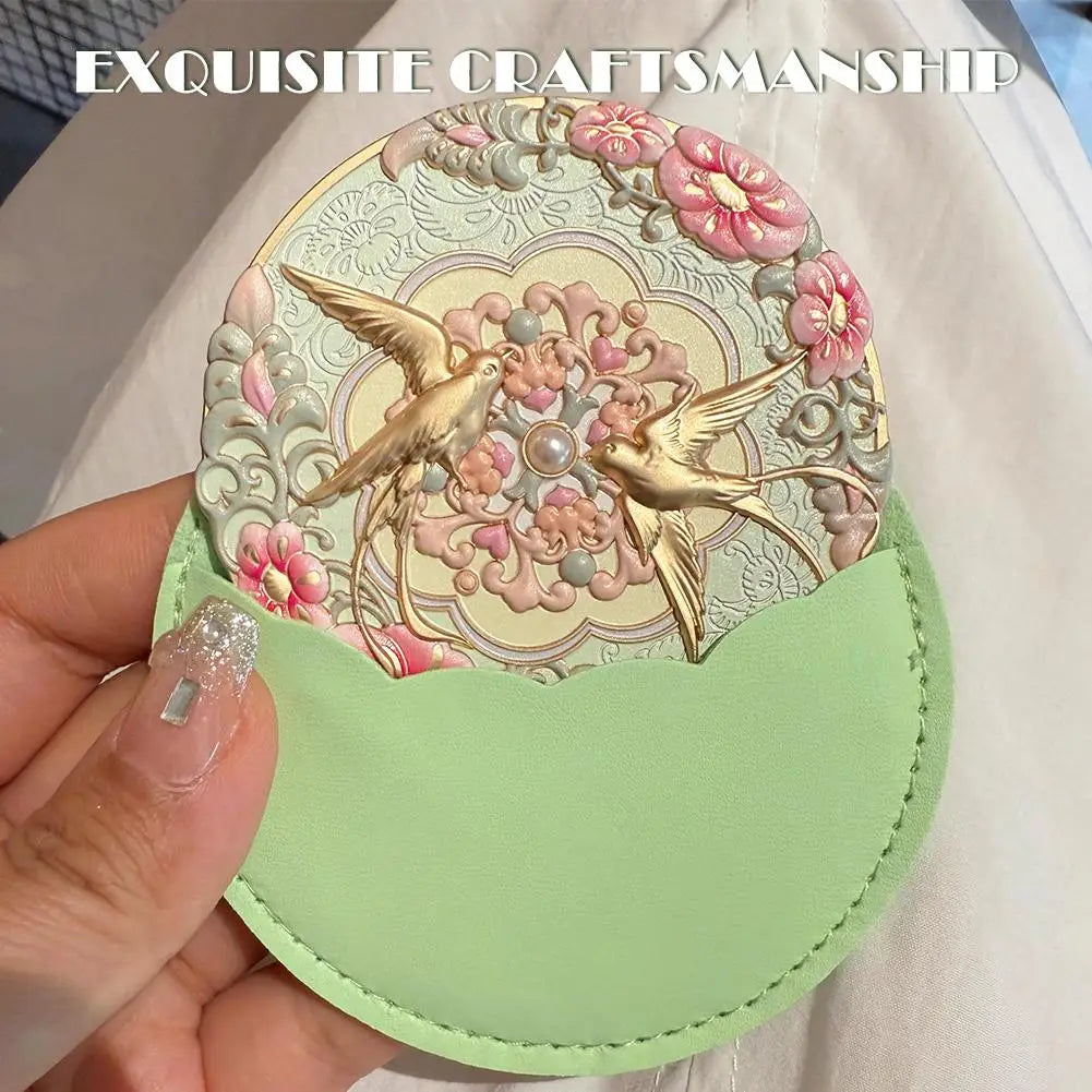 High-value Makeup Mirror,Compact Mirror, Mini Travel Makeup Mirror Small Magnifying Mirror For Purse Bag Pocket, Handheld Mirro Oasis Select