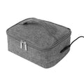 USB Portable Food Warmer Electric Lunch Box Bags Food Heating Bento Thermal Pouch Insulated Lunch Bag Without Display Durable Oasis Select Black B