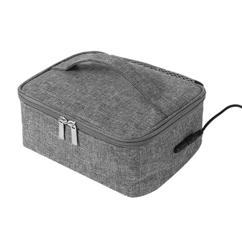 USB Portable Food Warmer Electric Lunch Box Bags Food Heating Bento Thermal Pouch Insulated Lunch Bag Without Display Durable Oasis Select Black B