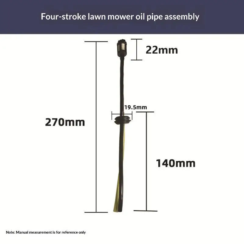 Universal Fuel Tank Filter Kit 1PC Dust Proof Fuel Pipe Filter Replacement for Chainsaw Lawn Mower Garden Yard Work Oasis Select A3