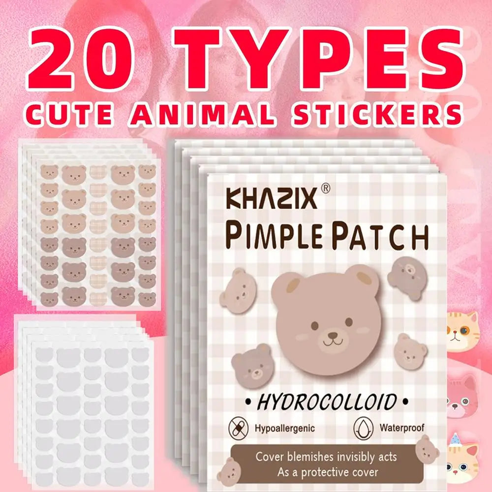 Bear Hydrocolloid Acne Patches – 720/1020 Count Pimple Patches Hydrocolloid Acne Patches Oasis Select