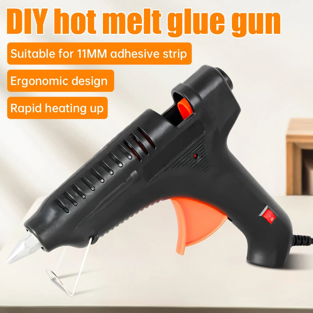 100/150W Household Lithium Electrothermal Glue Gun with Glue Sticks Industrial Guns Heat Temperature Thermo Electric Repair Tool Oasis Select