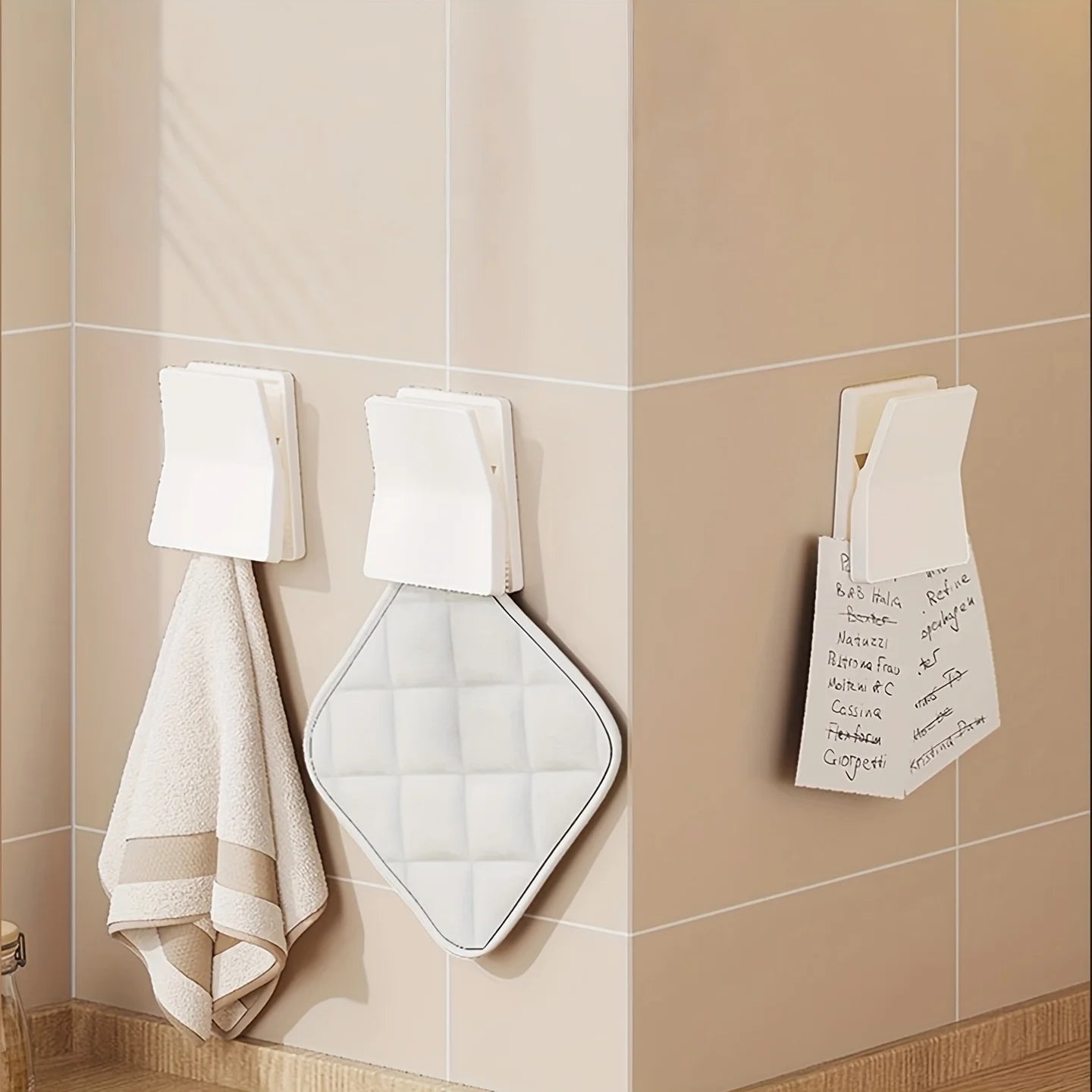 1PC Kitchen Glove Storage Dishwashing Glove Hook Household Rubber Glove Placement Rack Cloth Clip Hook Hanging Gloves Oasis Select