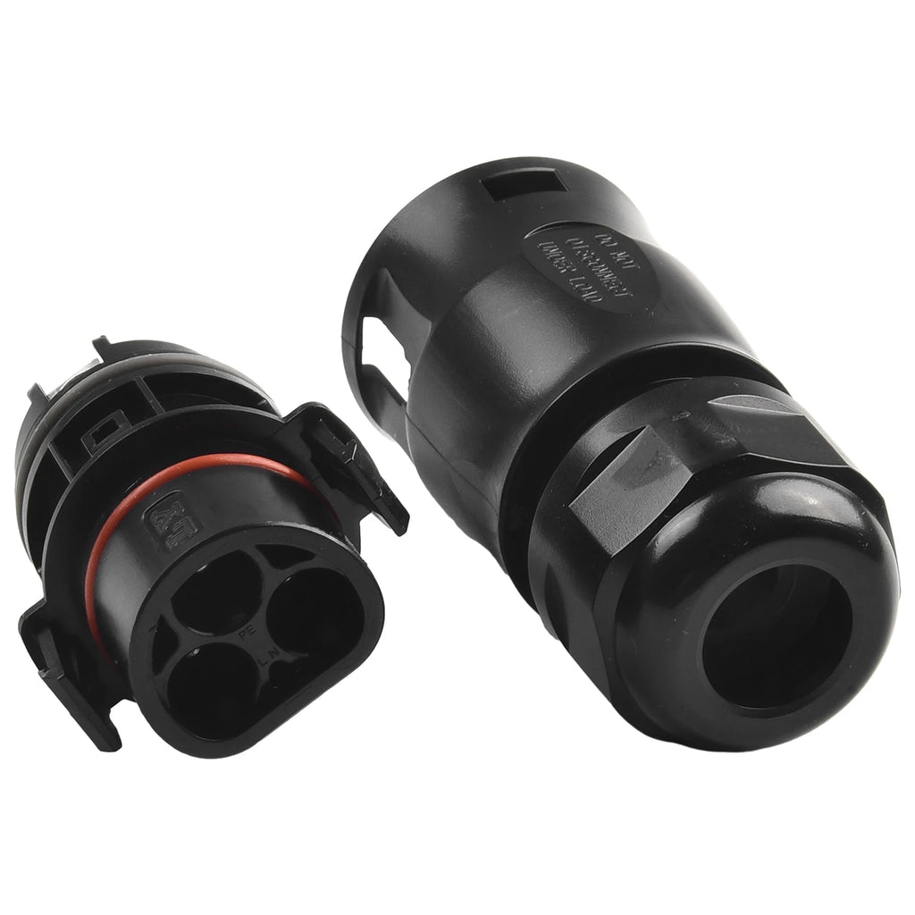 3-Pin AC Male LY01 Connector for Deye M60/M80 Inverters | IP68