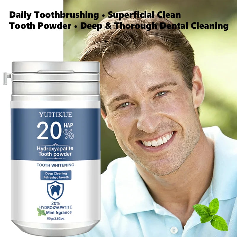 Hydroxyapatite Tooth Powder – Mint Deep Cleansing White Teeth