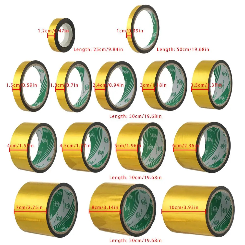 Adhesive For Decoration Decoration Tape Laser Golden Tape Reflective Oasis Select
