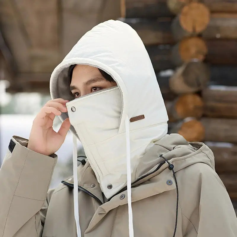 Windproof Cycling Cap with Neck Warmer & Mask | Winter Hat