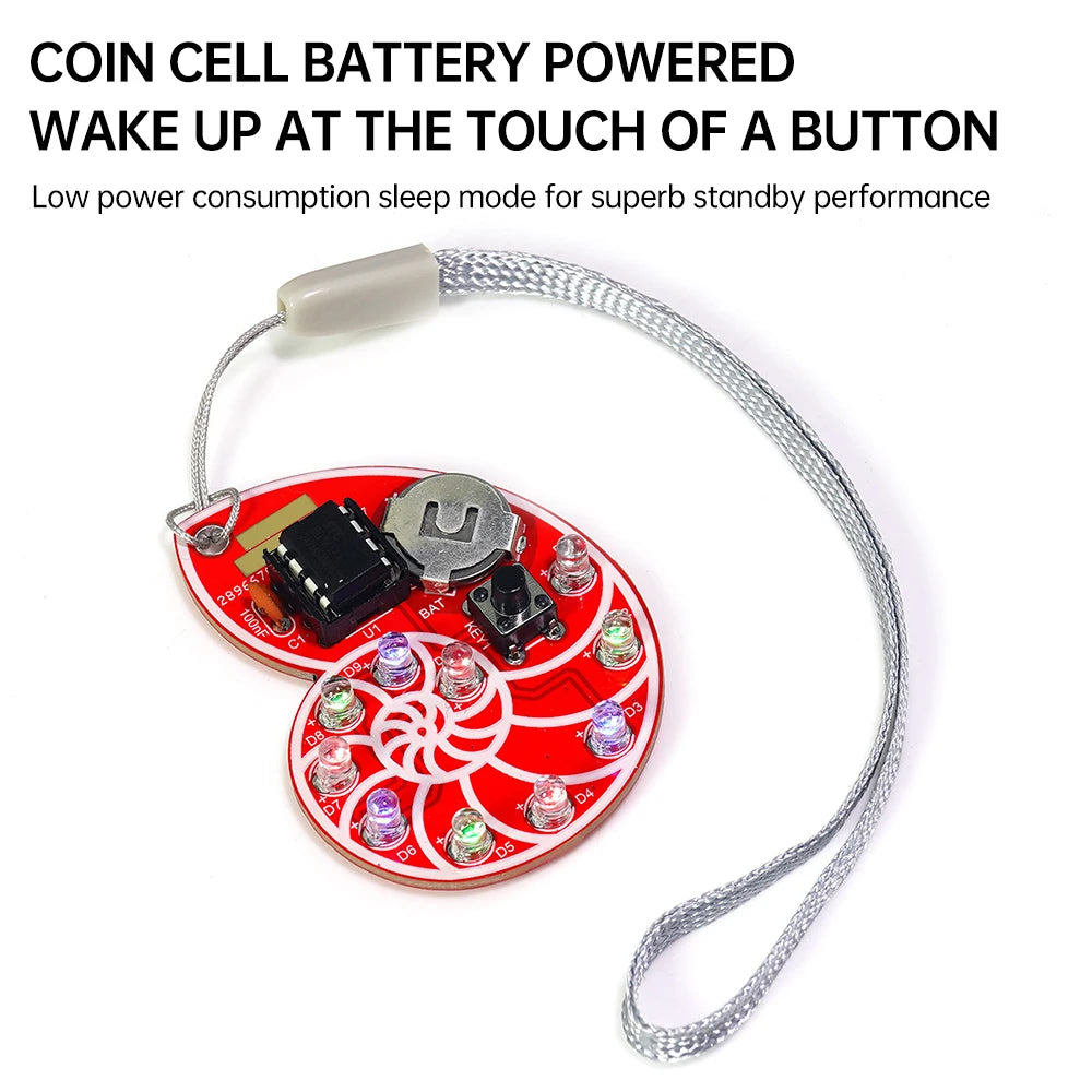 Soldering Learning Kit LED Seashell SMD SMT DIY Electronic Kit for Soldering Practice Learning Light Accessories Oasis Select