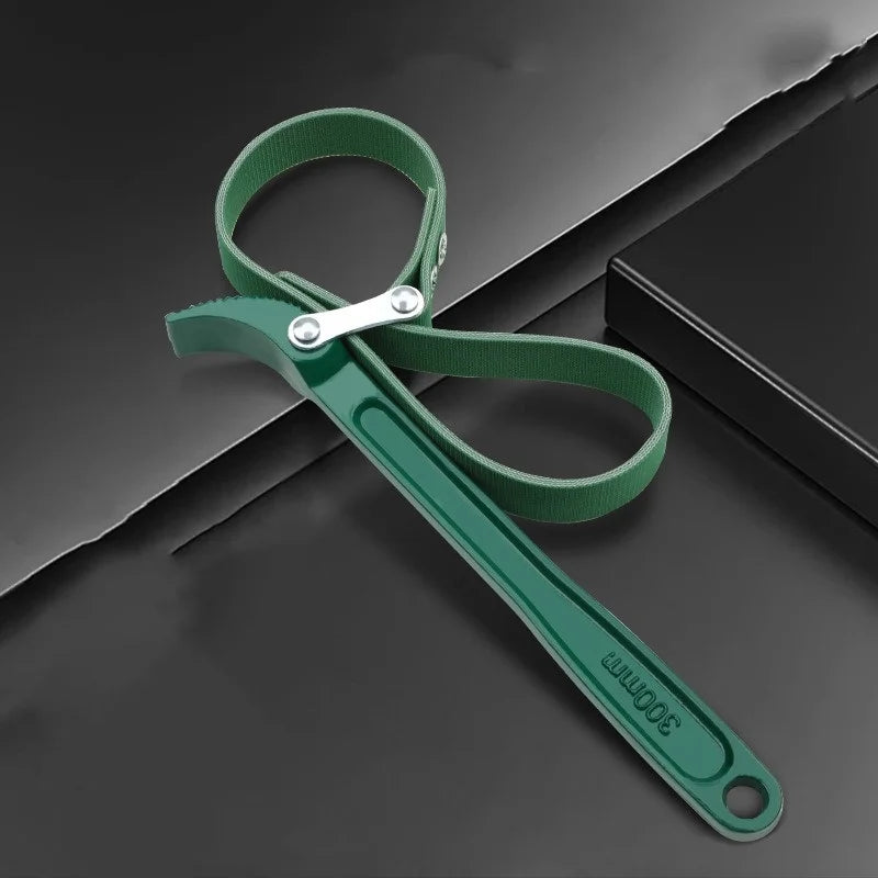 JUSTINLAU 1PC Multi Functional Pipe Fitting Tool Belt Wrench for Opening Pipe Fitting Ring Filter Chain Wrench Oil Filter Wrench Oasis Select Belt
